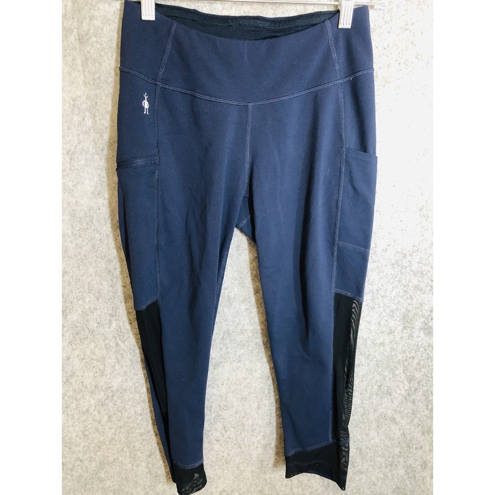 Smartwool Pants Women S Blue Legging Baselayer  Merino‎ Wool Hike Climb Outdoors
